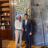 Συνάντηση του Προέδρου της Βουλής Νικήτα Κακλαμάνη με τον Πρύτανη του Εθνικού και Καποδιστριακού Πανεπιστημίου Αθηνών Γεράσιμο Σιάσο